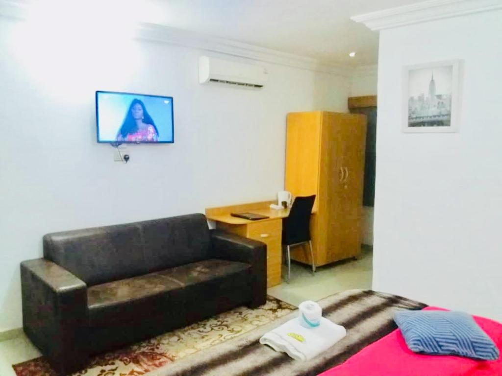 Posezení v ubytování Ne-yo hotel & rv lodges