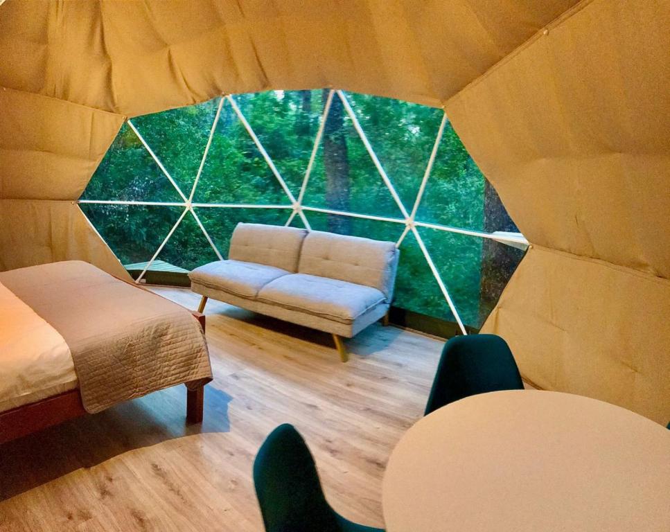Posezení v ubytování Bosque Vivo