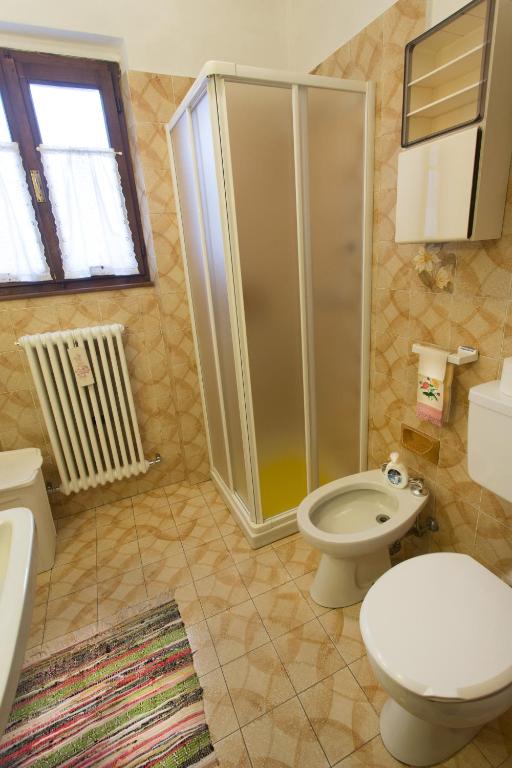 Koupelna v ubytování B&B IL GERLO