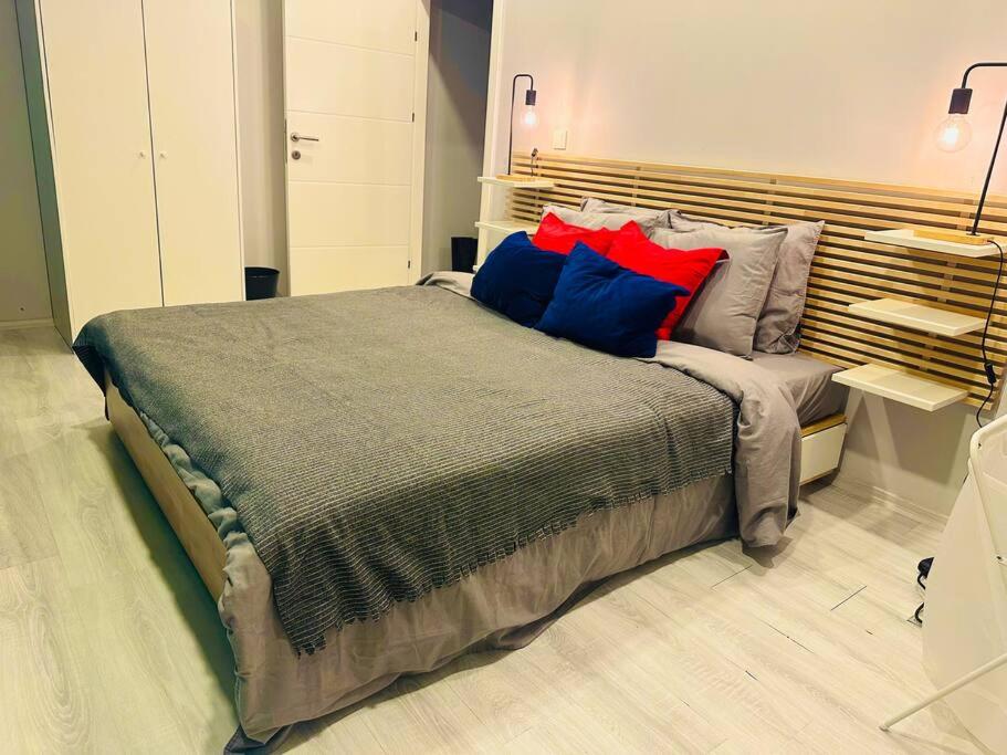 Postel nebo postele na pokoji v ubytování Apartment in Şişli