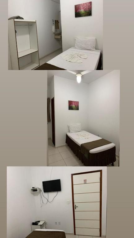 Postel nebo postele na pokoji v ubytování Hotel Alelos - Ituaçu Bahia