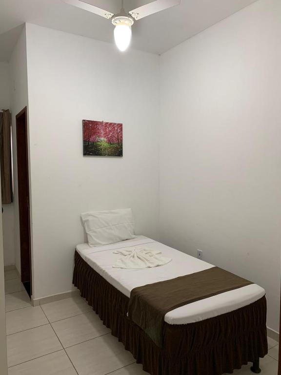 Postel nebo postele na pokoji v ubytování Hotel Alelos - Ituaçu Bahia