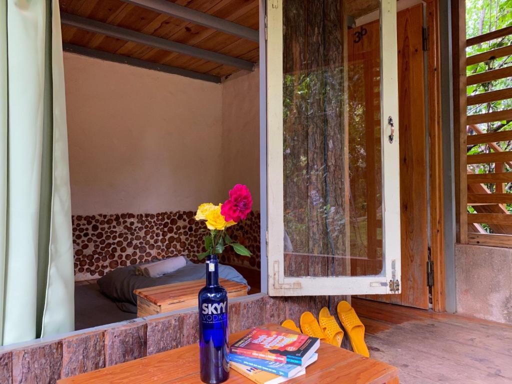 Balkón nebo terasa v ubytování Đà Lạt Củi Homestay