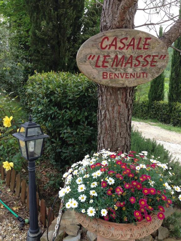 Zahrada ubytování Casale Le Masse