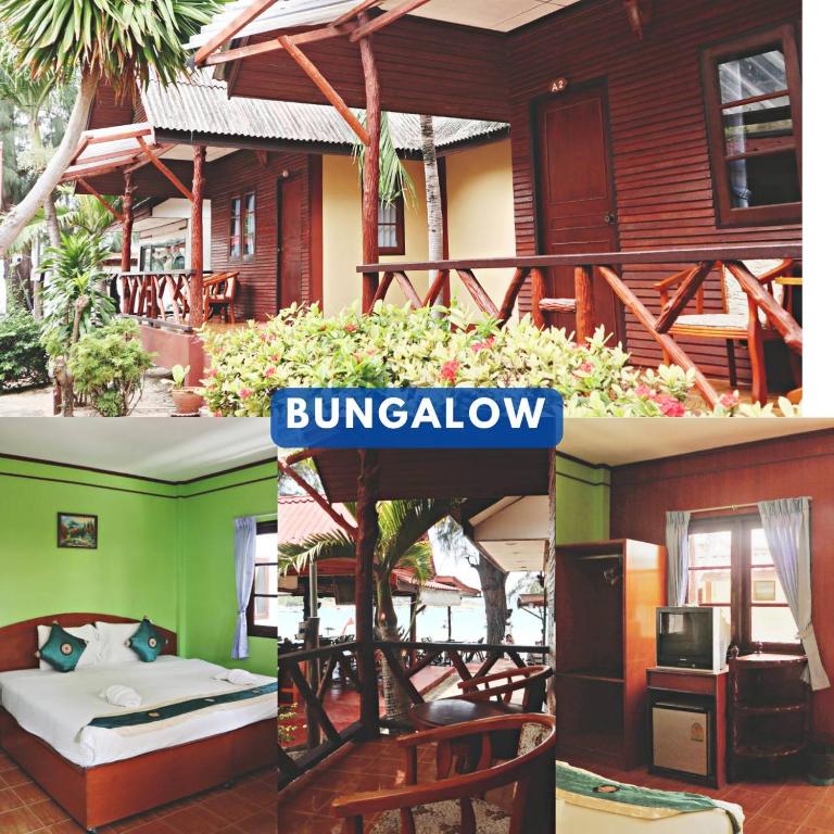 Balkón nebo terasa v ubytování Island View Bungalows