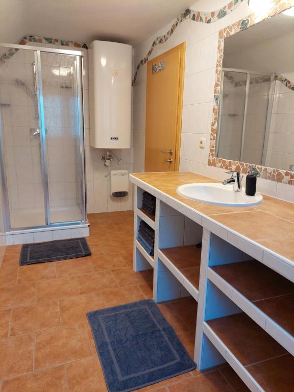 Koupelna v ubytování Ferienwohnung Werner Pucher OG