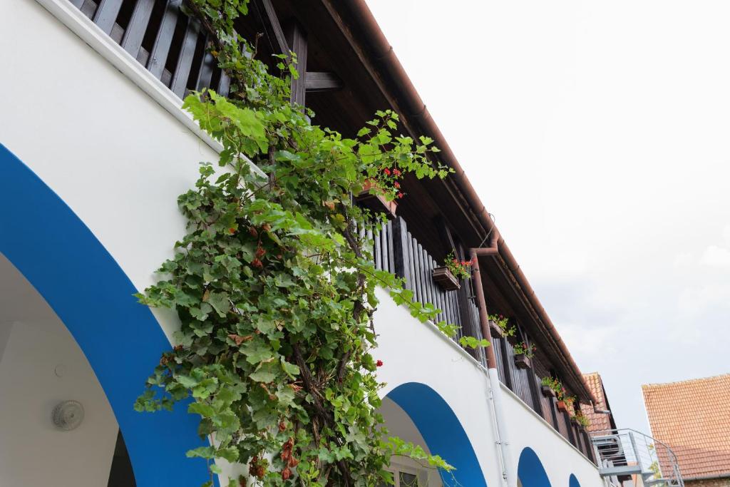 A balcony or terrace at Penzion POSADA