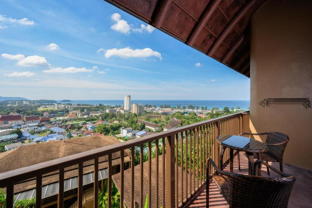 Balkón nebo terasa v ubytování Karon Phunaka Resort