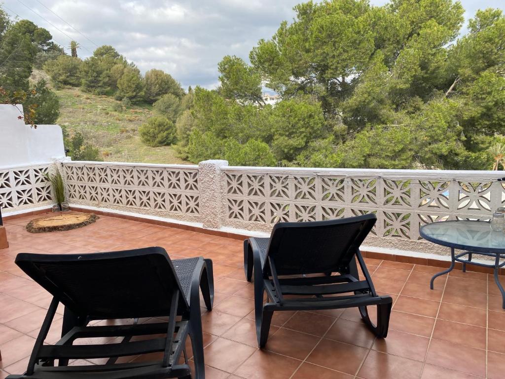 A balcony or terrace at Casas Adosadas Lambda