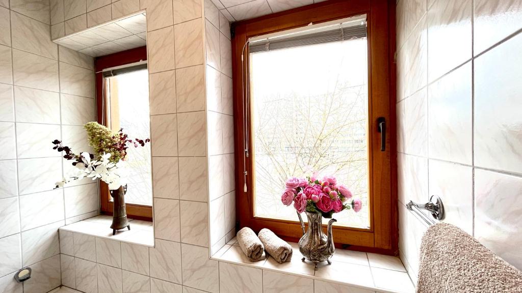 Koupelna v ubytování Apartments Katrca Bežigrad
