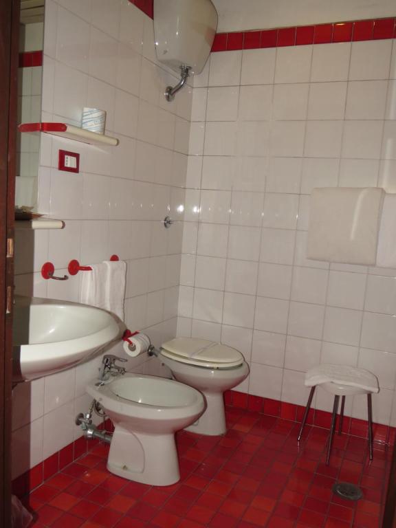 Koupelna v ubytování Hotel San Michele