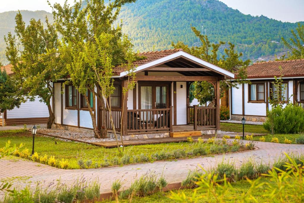 Nespecifikovaný výhled na hory nebo výhled na hory při pohledu z hotelu