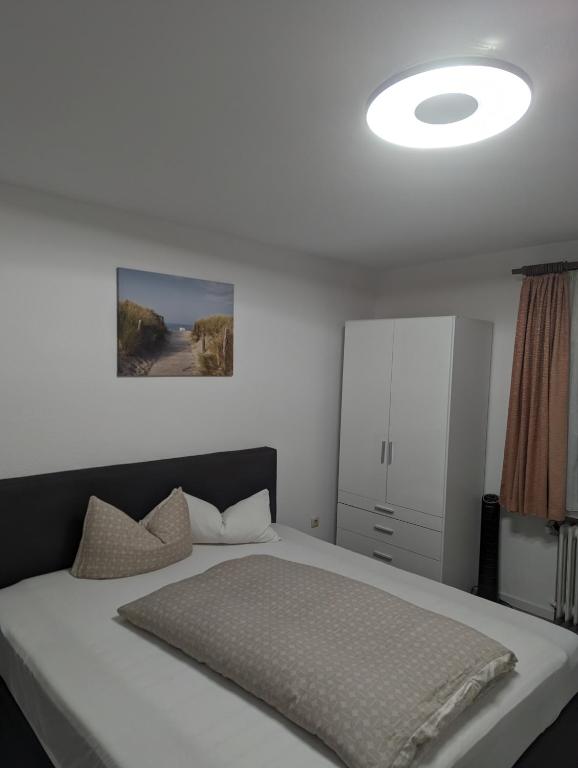 Postel nebo postele na pokoji v ubytování Hotel Heideklause