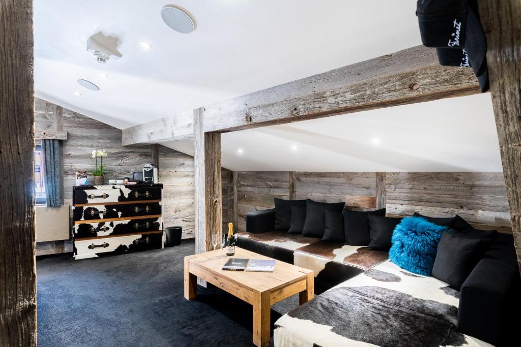 Posezení v ubytování Hotel Farinet