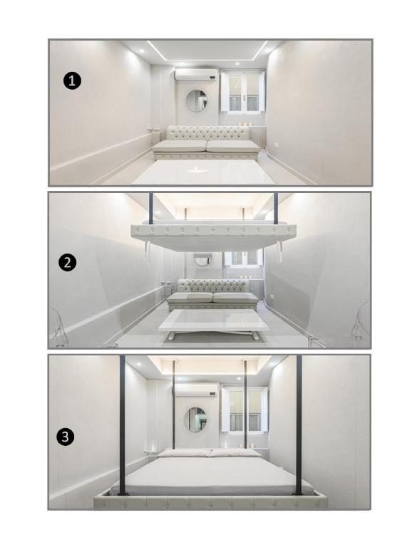 A kitchen or kitchenette at Happy Florence Ponte Vecchio Bed UpDown
