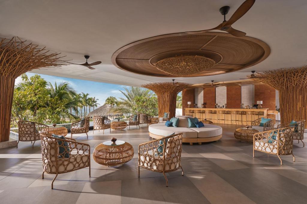 Khu vực ghế ngồi tại Boma Resort Nha Trang