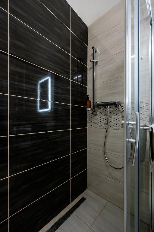 A bathroom at Center Apartment Mlynska Kosice with private Parking