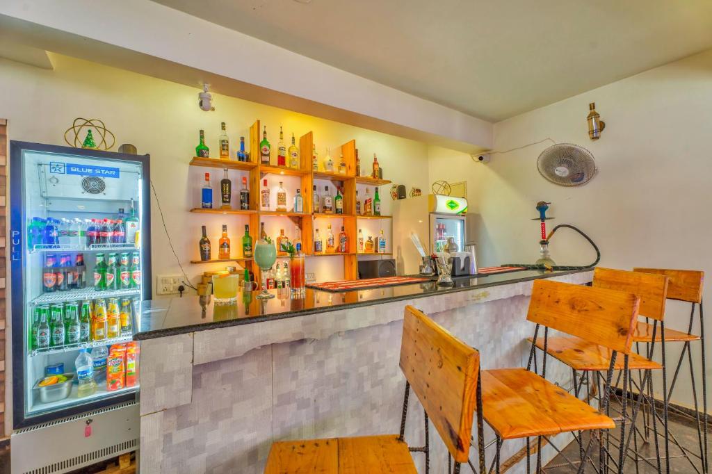 Lounge nebo bar v ubytování The Boho, Vagator Beach Goa Near Thalassa