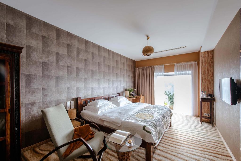 Posteľ alebo postele v izbe v ubytovaní Hotel Lenart