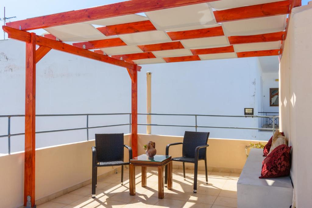 Balkón alebo terasa v ubytovaní Luxury Studio Apartment in the City Center