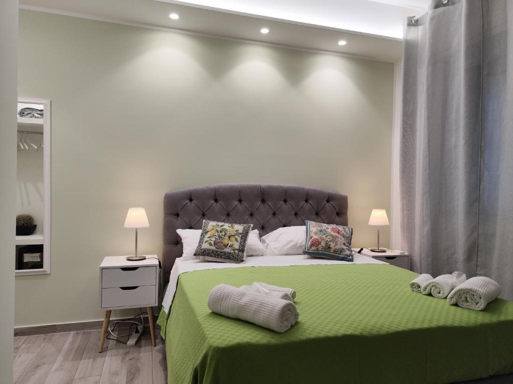Letto o letti in una camera di B&B CESARE'S Guests