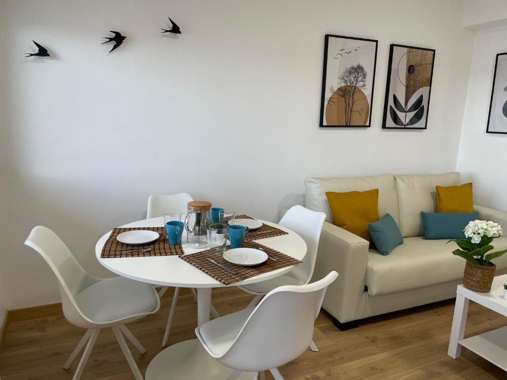 Posezení v ubytování Bonefish 2 Apartment