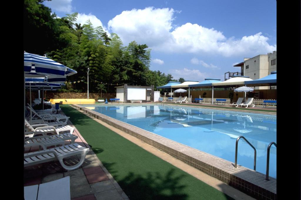 Bazén v ubytování Nara Park Hotel nebo v jeho okolí
