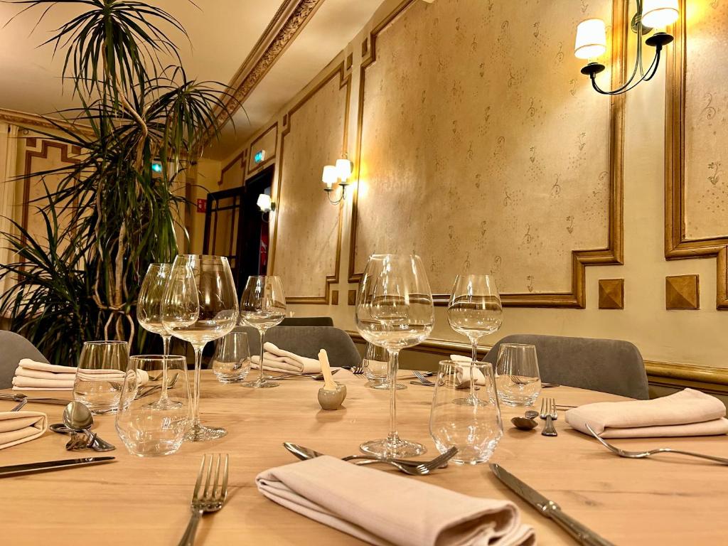 Restaurace v ubytování Logis Hôtel Teyssier