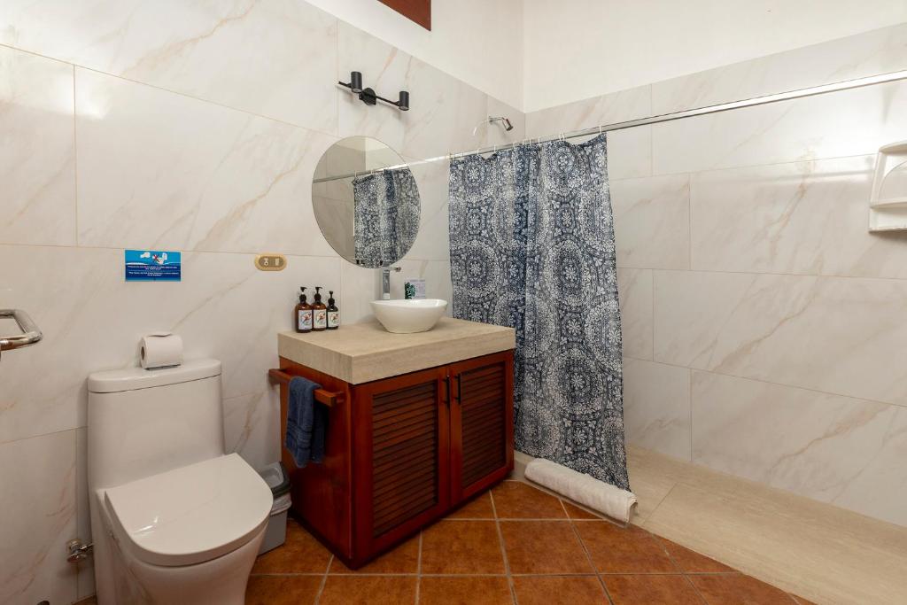 Koupelna v ubytování Hotel Bahia Esmeralda