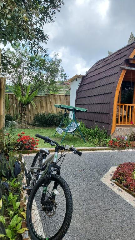 Zahrada ubytování Kabinku Bali