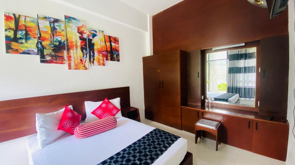 Postel nebo postele na pokoji v ubytování Aloft Grand Hotel Ella