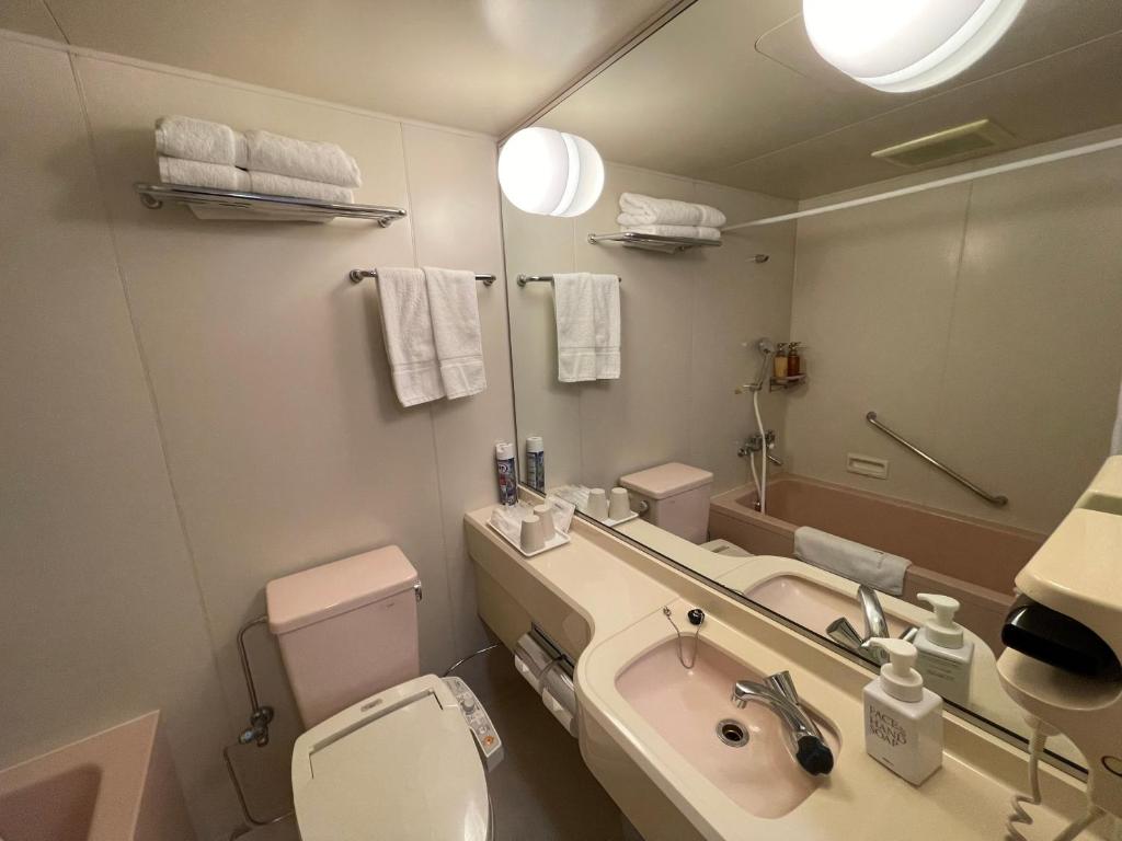 Koupelna v ubytování Hotel Sanderson