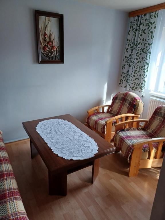 Posedenie v ubytovaní Domek u Piotra koło Szczyrku