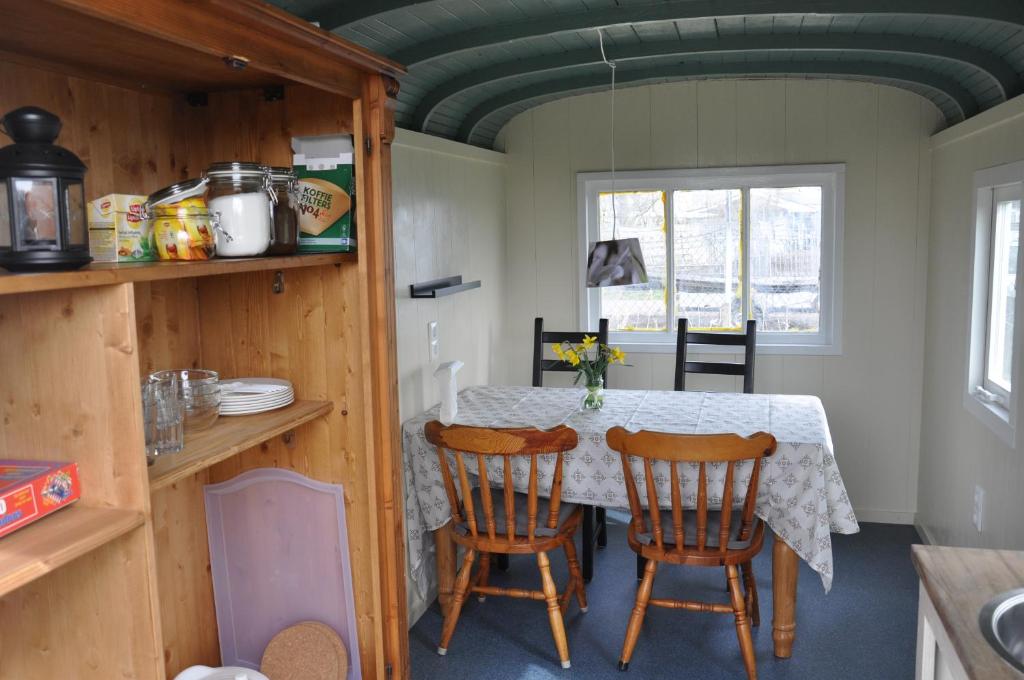 Kuchyň nebo kuchyňský kout v ubytování Bed & Breakfast ARKEN AE