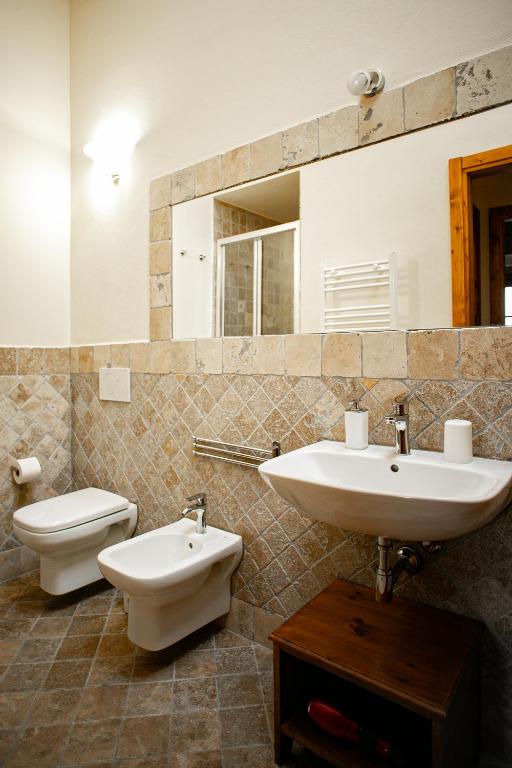 Kúpeľňa v ubytovaní Agriturismo Fonte Belvedere