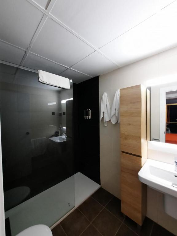 Koupelna v ubytování la casita de salou