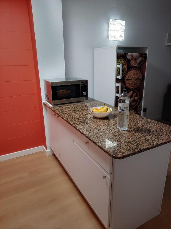 Kuchyň nebo kuchyňský kout v ubytování la casita de salou