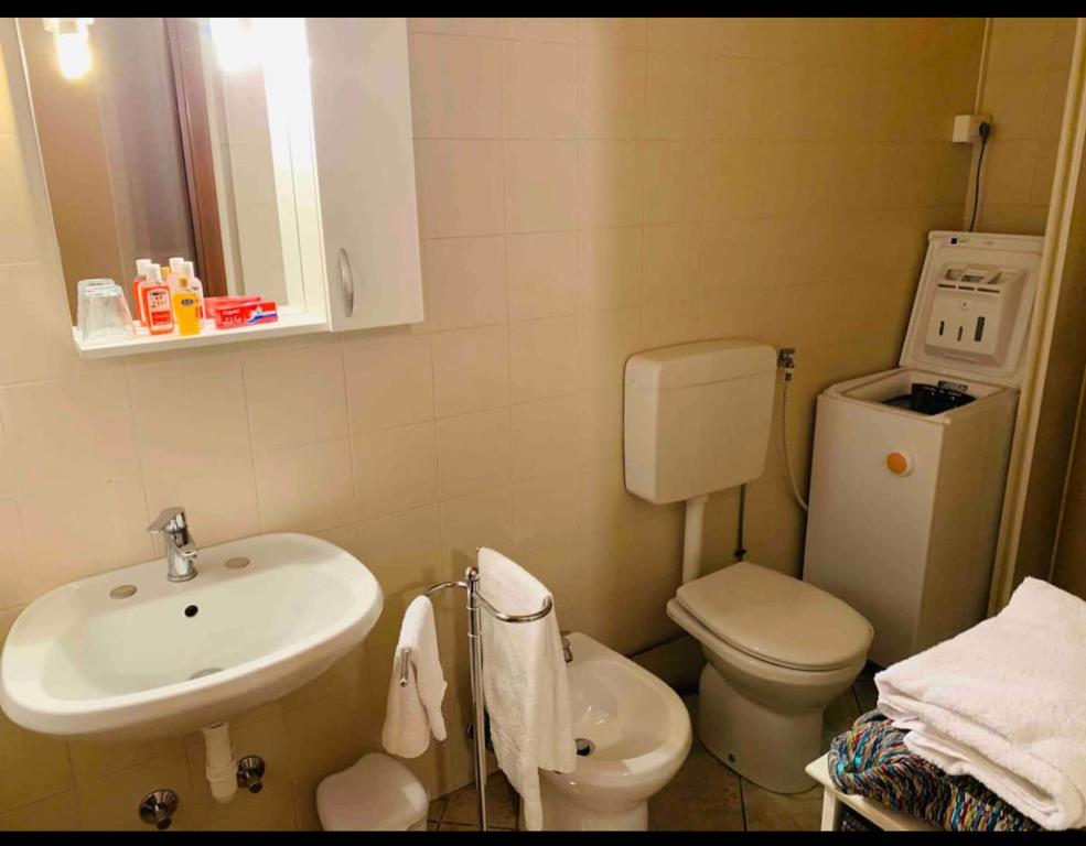 Koupelna v ubytování Maura's b&b