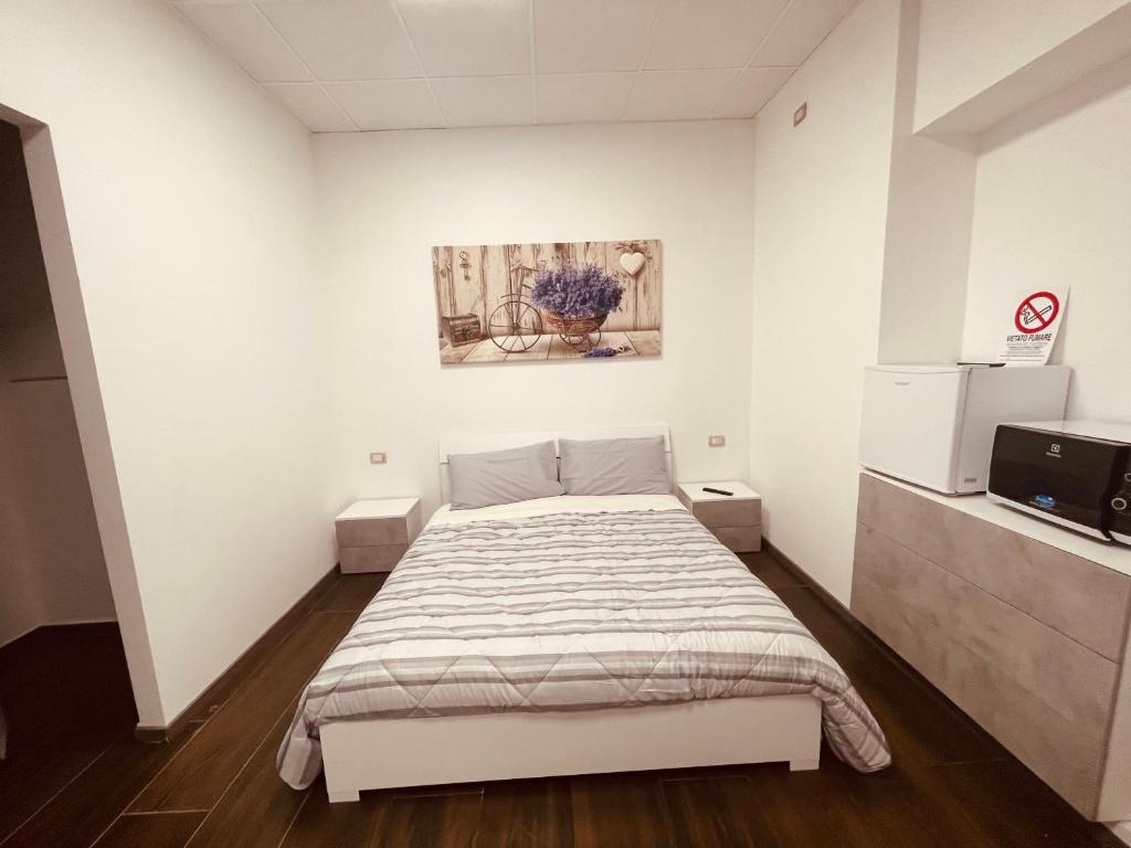 Postel nebo postele na pokoji v ubytování Maura's b&b