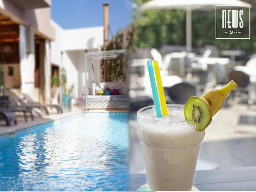 Nápoje v ubytování Hotel Lawrence d'Arabie