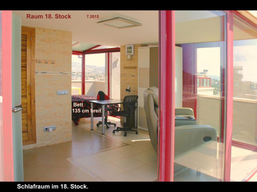 Posezení v ubytování Apartment Penthouse AMATISTA
