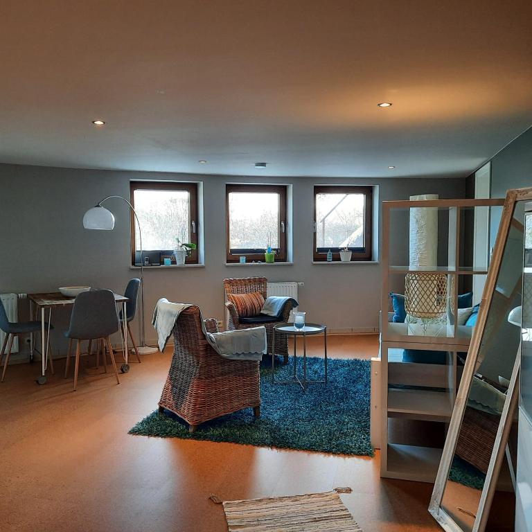 Posezení v ubytování Studio Klimt Eupen