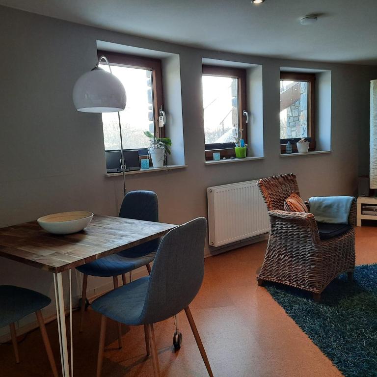 Posezení v ubytování Studio Klimt Eupen