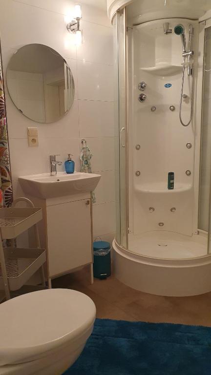 Koupelna v ubytování Studio Klimt Eupen