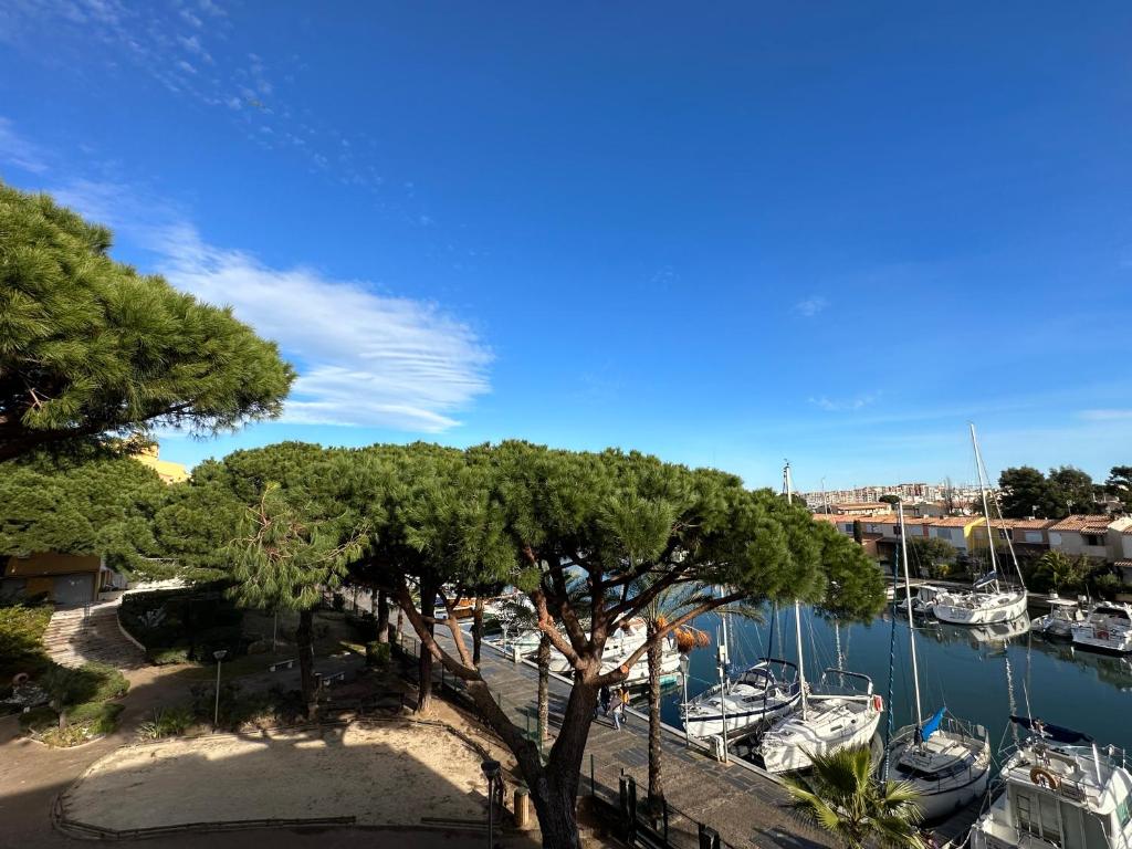 Fotografia z galérie ubytovania Duplex meublé avec terrasse dans résidence avec piscine v destinácii Cap d'Agde