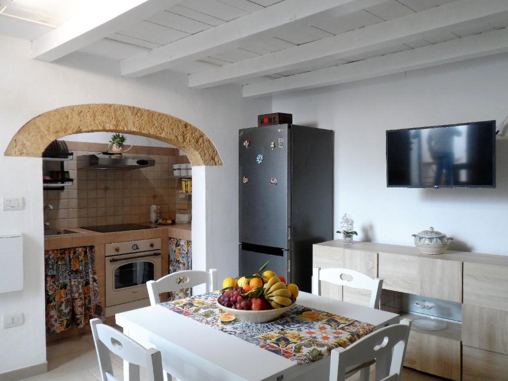 Kuchyň nebo kuchyňský kout v ubytování Casa Bianca