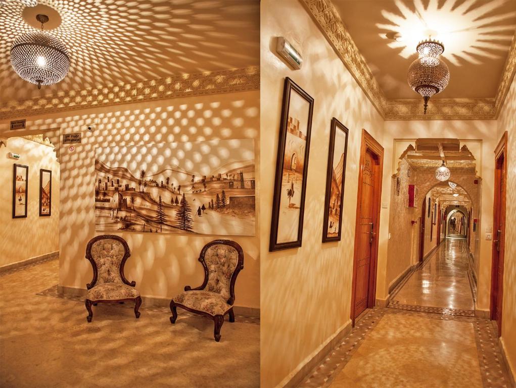 Posezení v ubytování Hotel Lawrence d'Arabie