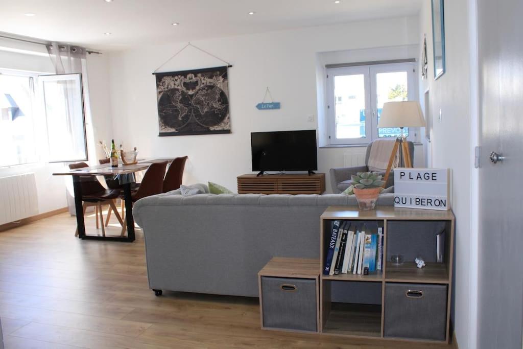 Fotografie z fotogalerie ubytování « L’OCEANIX » Vue Grande Plage 2ch Wifi v destinaci Quiberon