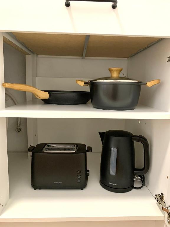 Kuchyň nebo kuchyňský kout v ubytování Casita Menta - Alojamiento único en el Centro de Torrox