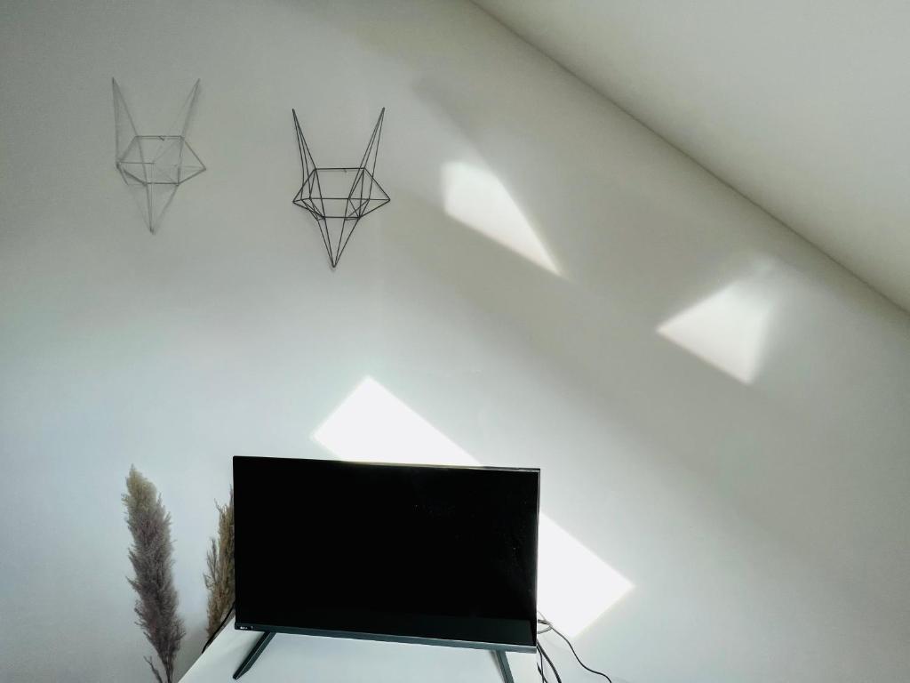 Televízia a/alebo spoločenská miestnosť v ubytovaní La Fensch Wifi Un-Sejour-à-Part